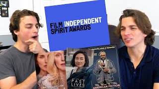 Reacting to the 2024 Indie Spirit Nominations [upl. by Berenice]