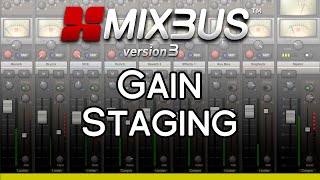 Mix Tips  Gain Staging in Mixbus v345 [upl. by Aivin]