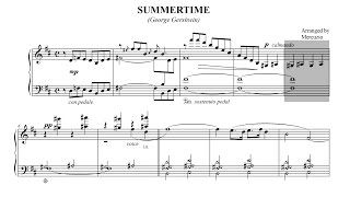 quotSummertimequot by Gershwin arr Mercuzio FREE SHEET MUSIC P Barton piano [upl. by Vani986]