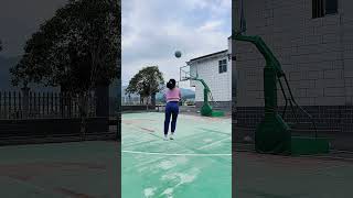 Basketball Shoot a Shot Shooting Girls Playing Basketball Threepoint Shoot Talking with the Bal [upl. by Rehsa568]