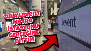 ZULA LEVENT METRO İSTASYONU GİTTİM  Zula Metro Map [upl. by Aztilem506]