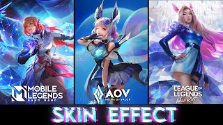 Guinevere vs Liliana vs Ahri  Skins Effect l MLBB AOV LOLWR [upl. by Brandyn598]