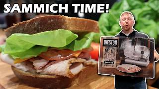 I Got A Meat Slicer To Make The FRESHEST Sandwich At HOME  Sandwich Series Pt 3 [upl. by Waal]