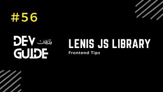 Lenis JS Library 🔻 [upl. by Ttenrag]