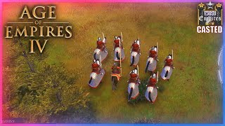 MAKE CATAPHRACTS GREAT AGAIN AOE4 TOP LADDER CASTED GAME [upl. by Anitsihc]