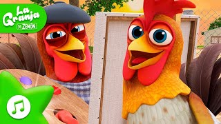 El GALLO PINTO PINTA 🎨 LA GRANJA DE ZENÓN 👨🏻‍🌾 CANCIÓN 🌈 ESTRENO 🎵 PARA NIÑOS [upl. by Yllac270]