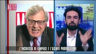 quotIncapaciquot Sgarbi vs la Iena grillina Giarrusso [upl. by Ahtnama43]