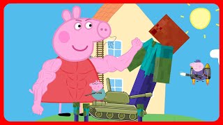 Peppa Pig vs Zombies 2  Continuation The second season All parts Complete [upl. by Dimphia39]