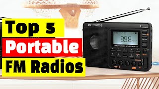 Best FM Radio Top 5 Best Portable FM Radios In 2024 [upl. by Gredel264]