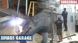 Metal Shed Build for Trunkster Luggage  Jimbos Garage [upl. by Sylera176]