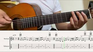 Tutorial Guitarra  Ojos Azules [upl. by Yednarb]