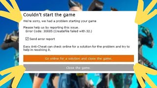 How To Fix Fortnite Launch Error 30005 [upl. by Anirav]