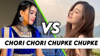 Vina fan VS Adinda Halona remake Chori Chori Chupke Chupke [upl. by Annal]