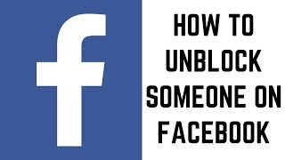 How to Unblock Someone on Facebook [upl. by Henriques]