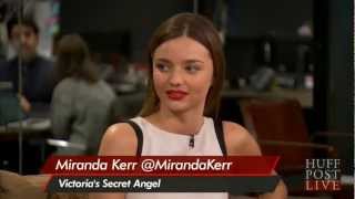 Supermodel Miranda Kerr HuffPost Live  Interview [upl. by Gnot665]