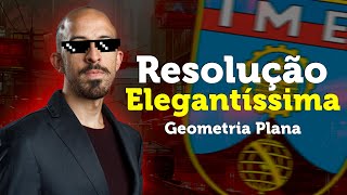 Resolução Elegantíssima Geometria plana [upl. by Ehctav]