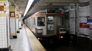 SEPTA 1982 Kawasaki BIV Train on the Broad Street Subway Line at Spring Garden [upl. by Derriey]