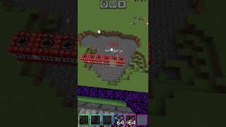 Minecraft tnt launcher in Minecraft bedrock 121 minecraft minecraftgameplay door shorts [upl. by Aicetal325]