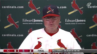 Mike Shildt says Nolan Arenado had huge swing on home run to put Cards up early [upl. by Lemrac917]