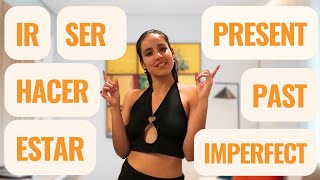 Practicing Ser Estar Hacer and IR in Present Past Simple and Imperfect Tense [upl. by Rapp]