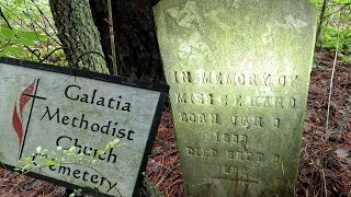 Lost Methodist Graveyard Found In The Woods Of Georgia Galatia Methodist Church  Marion County [upl. by Marty582]