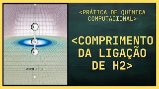 COMPRIMENTO x ENERGIA DE LIGAÇÃO DA MOLÉCULA DE H2 PARTE 2  QUÍMICA COMPUTACIONAL [upl. by Weiler]