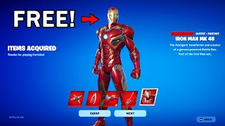 How To Get IRON MAN MK 45 for FREE in Fortnite [upl. by Nera]