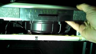 Cabin Air Filter replacement Hyundai Tiburon AC Filter 2008 Install Remove Replace [upl. by Hyman909]