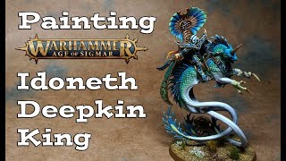 Painting Age of Sigmar Idoneth Deepkin King Volturnos [upl. by Libbi]