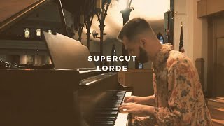 supercut lorde piano rendition by david ross lawn [upl. by Ahsytal832]