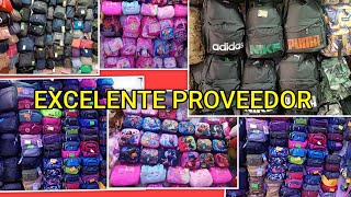 Gran Bodega de bolsas y mochilas 🎒precios super baratos y confiables [upl. by Ynnelg]