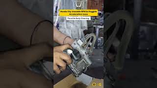 Honda City Unstable RPM amp Sluggish Acceleration Issue  Solution  motofyx shorts [upl. by Jasun872]