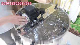 How to Use the 12 Frame Honey Extractor with Simple Control [upl. by Jochebed]