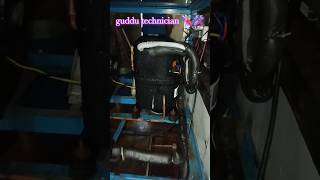 Compressor change  6 mould lolly tank machine  shortvideo [upl. by Enirok586]