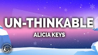 Alicia Keys  Unthinkable Im Ready Lyrics [upl. by Daphne]