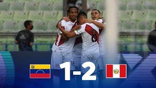 Eliminatorias  Venezuela 12 Perú  Fecha 14 [upl. by Anatnahs]