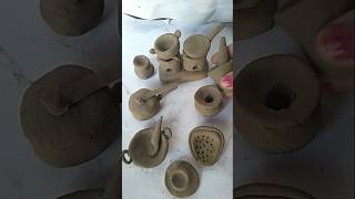 clay making cooking pots making with clay [upl. by Lipson]