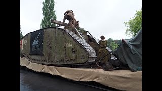 WW1 Remembered Bovington to Blandford Convoy 1182018 Great Dorset Steam Fair [upl. by Ietta392]