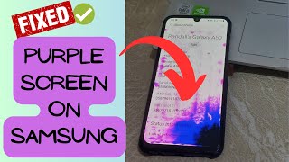 How To Fix Purple Screen On Samsung Phone 100 SOLVED [upl. by Blackmore]