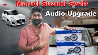 Maruti Suzuki Swift Audio Upgrade  HiResrscarpremiumofficial  Alpine Audio System [upl. by Dira39]