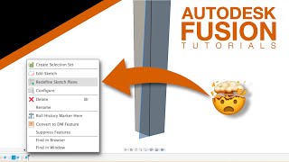 Autodesk Fusion 360  Redefine Sketch Planes  User Request  2024 [upl. by Aromat64]