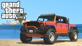 GTA 5  NOUVEAU 4X4 DE FOU Kanis Kamacho   Course poursuite [upl. by Bosson]