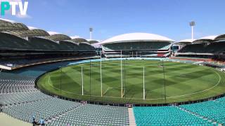 Adelaide Oval timelapse  Round 2 2014 [upl. by Ynoffit]