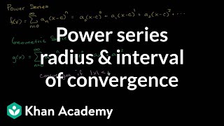 Power series intro  Series  AP Calculus BC  Khan Academy [upl. by Enrobialc]