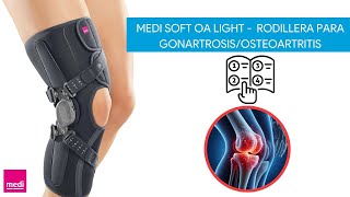 Rodillera para gonartrosis Medi Soft OA Light  Como tomarse las medidas y uso [upl. by Lalla]