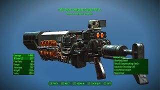 Fallout 4  TWO SHOT GAUSS RIFLE Best Gauss Rifle Legendary Weapon [upl. by Yesrod444]