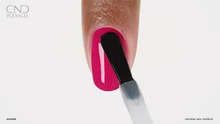 CND PLEXIGEL™  SHAPER OVER NATURAL NAIL [upl. by Hpsoj]