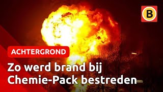 Reconstructie brand ChemiePack Moerdijk  Omroep Brabant [upl. by Yvad857]