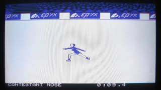 Lets Compare Winter Games  Figure Skating C64CPCSpectrumMSXSTAmiga [upl. by Jabon256]