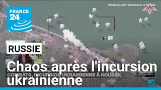 Chaos en Russie au 4eme jour de lincursion ukrainienne sur son territoire • FRANCE 24 [upl. by Giliana]